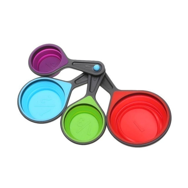 Cooks Habit Silicone Measuring Cup 4 Pcs