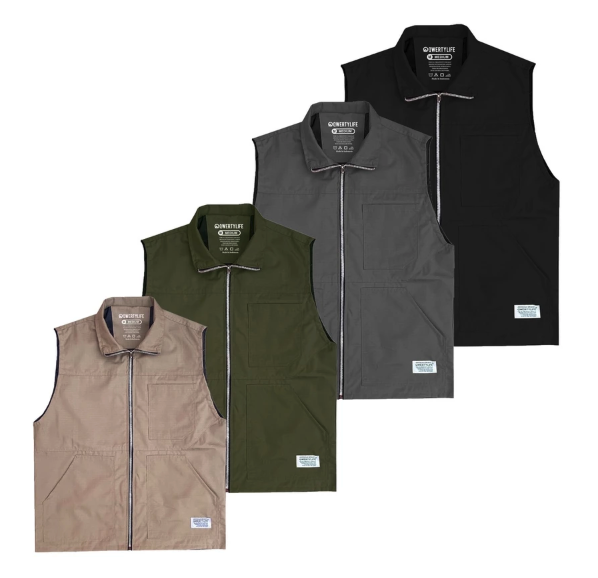 Qwertylife Qwertylife Vest Piace Ripstop Basic Polos