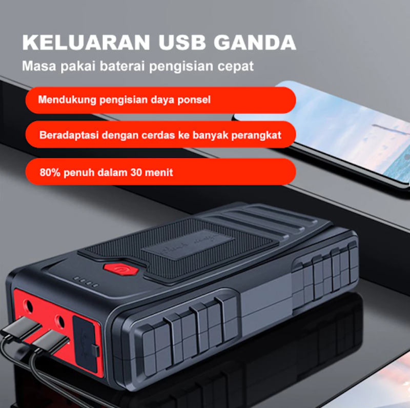 Mansoon Jump Starter No Air Pump 4