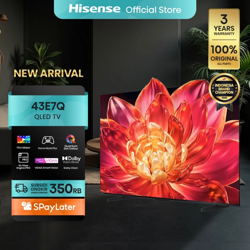 Hisense Hisense VIDAA 43" Inch 43E7Q