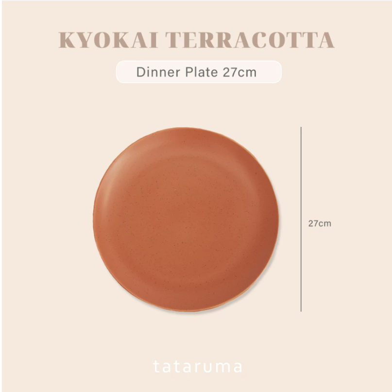  Tataruma Kyokai Plate Terracotta