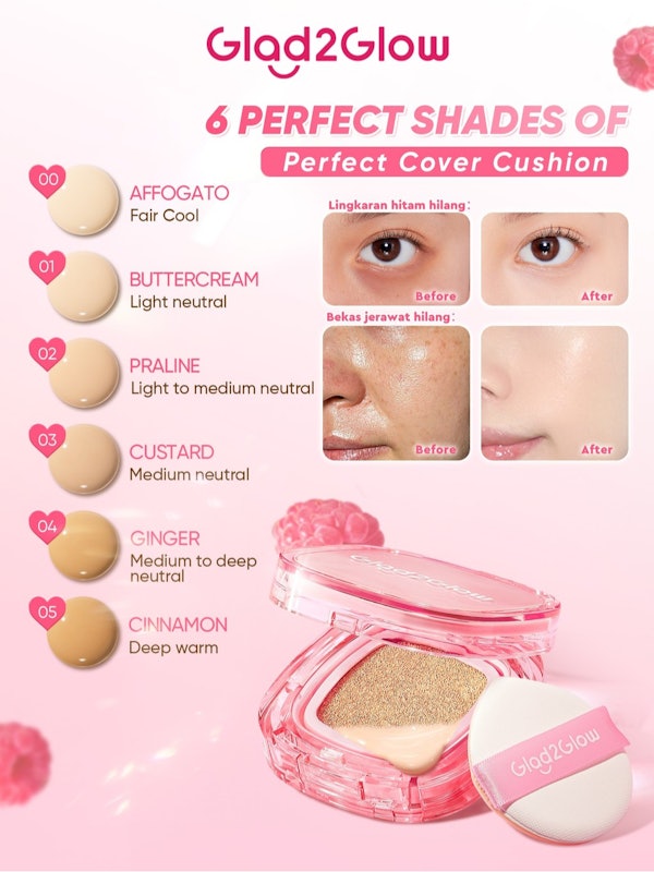 Glad2Glow Perfect Cover Cushion 01 Buttercream 2