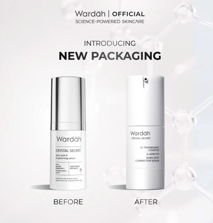 Paragon Technology and Innovation Wardah Crystal Secret 3% Tranexamic Complex + Arbutin Dark Spot Corrector Serum 