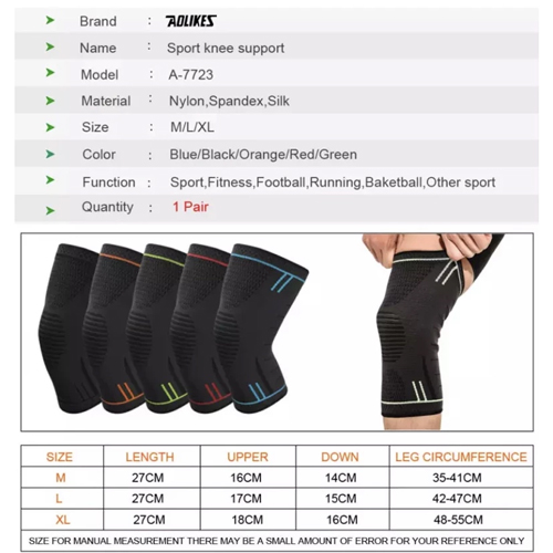 Wilson Bersaudara Indonesia Aolikes Sport Knee Support 7723