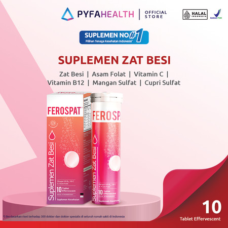 Pyridam Farma Ferospat Tablet Effervescent