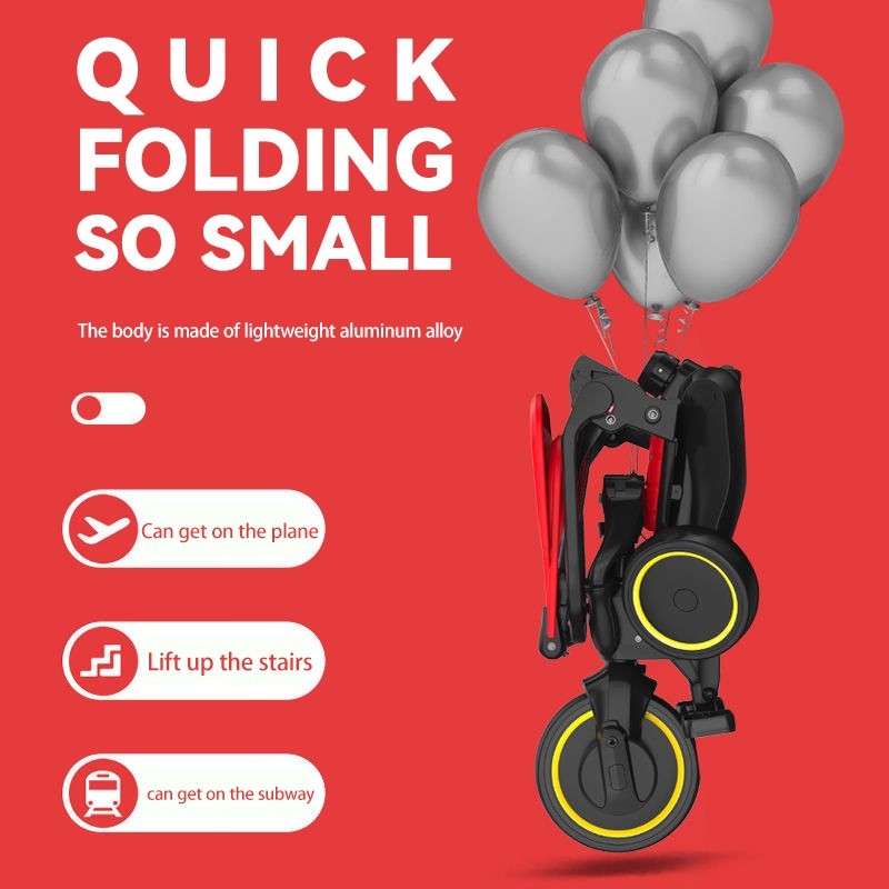  Mmflight Sepeda Roda Tiga Lipat