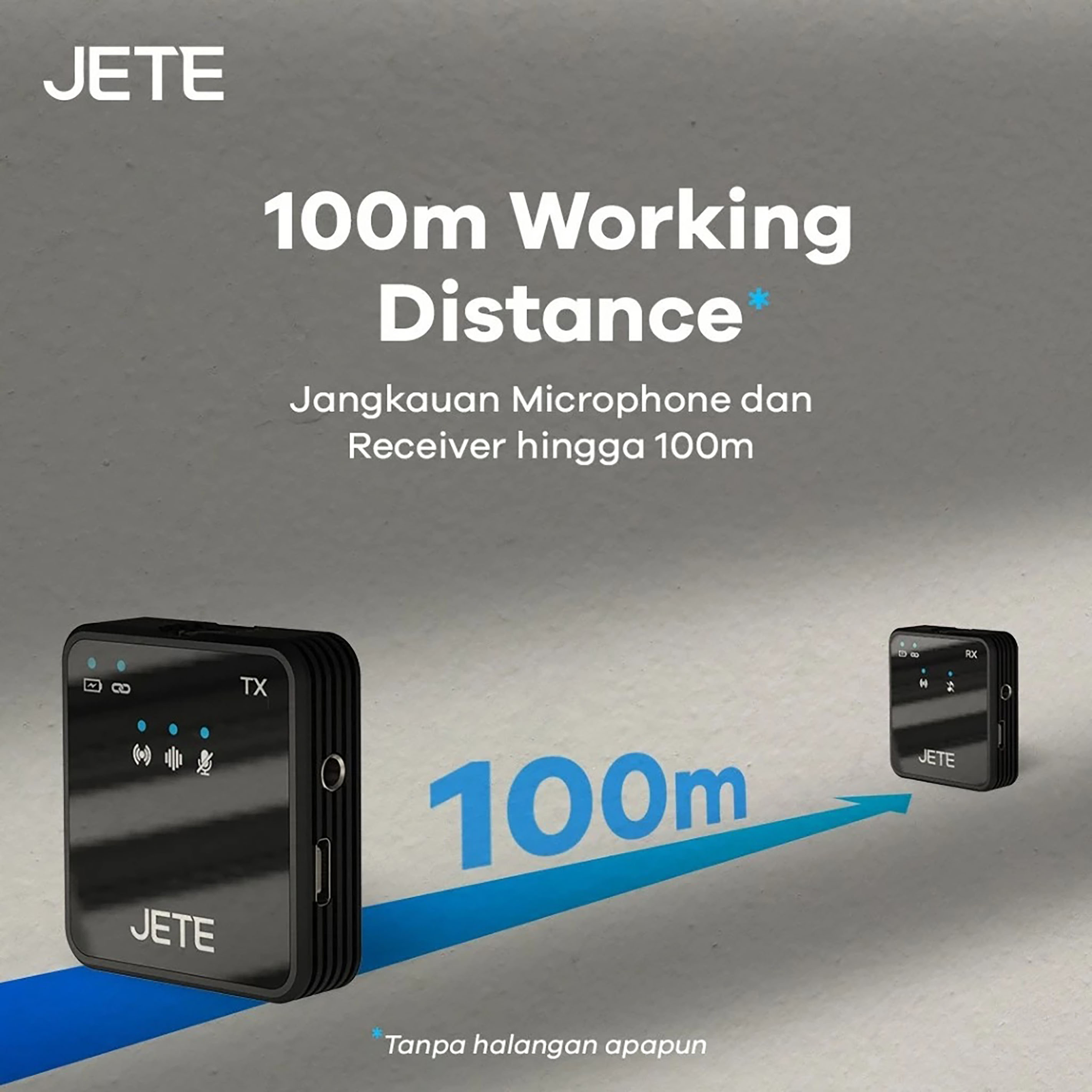 Doran Sukses Indonesia JETE Microphone Wireless MX1