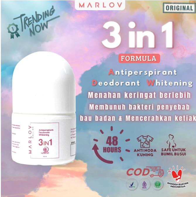  Marlov Antiperspirant Deodorant Whitening
