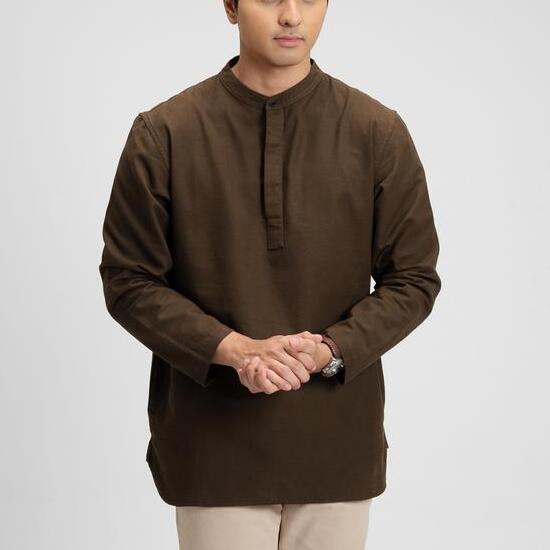  Cut-Off Barqi Kemeja Koko Rami