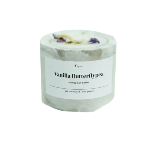 Poupeepou Industrial Scented Candle Vanilla Butterflypea 1