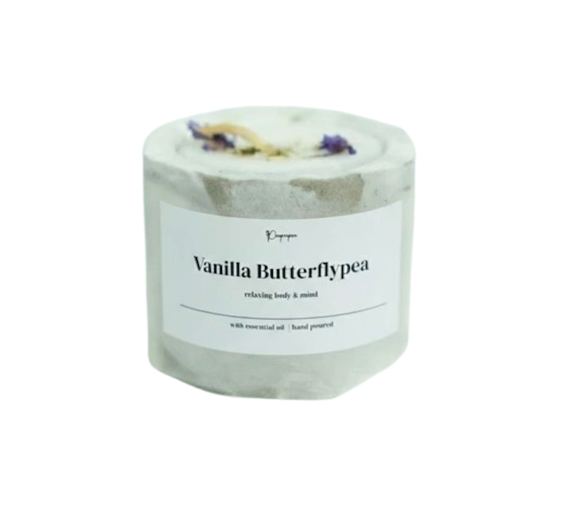 Poupeepou Industrial Scented Candle Vanilla Butterflypea 1