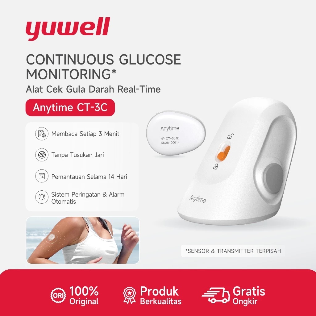 Yuwell Anytime Continuous Glucose Monitor 2