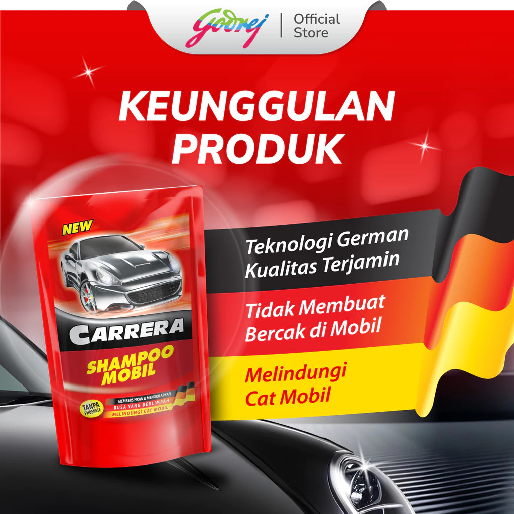 Godrej Carrera Shampoo Mobil 800 ml