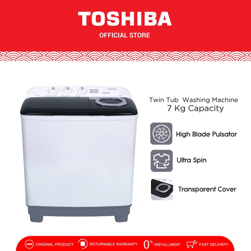 Toshiba Mesin Cuci Twin Tube E06 Series 5