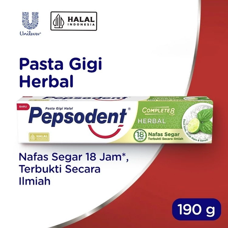Unilever Indonesia Pepsodent Complete 8 Herbal