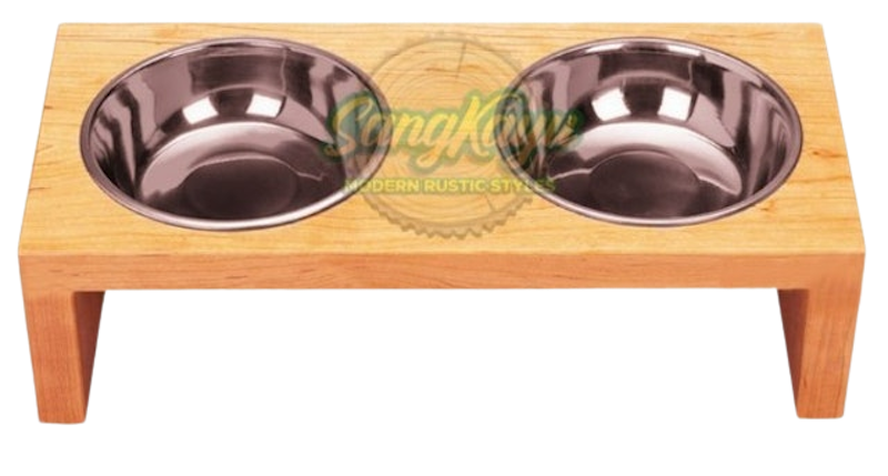 Wood Pet Dining Table 1