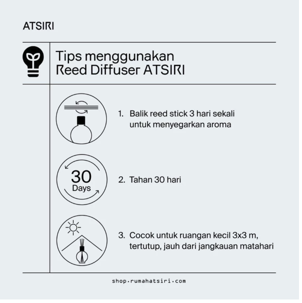 Rumah Atsiri Rayu Reed Diffuser 3