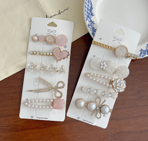 Jepit Rambut Mutiara 5 in 1