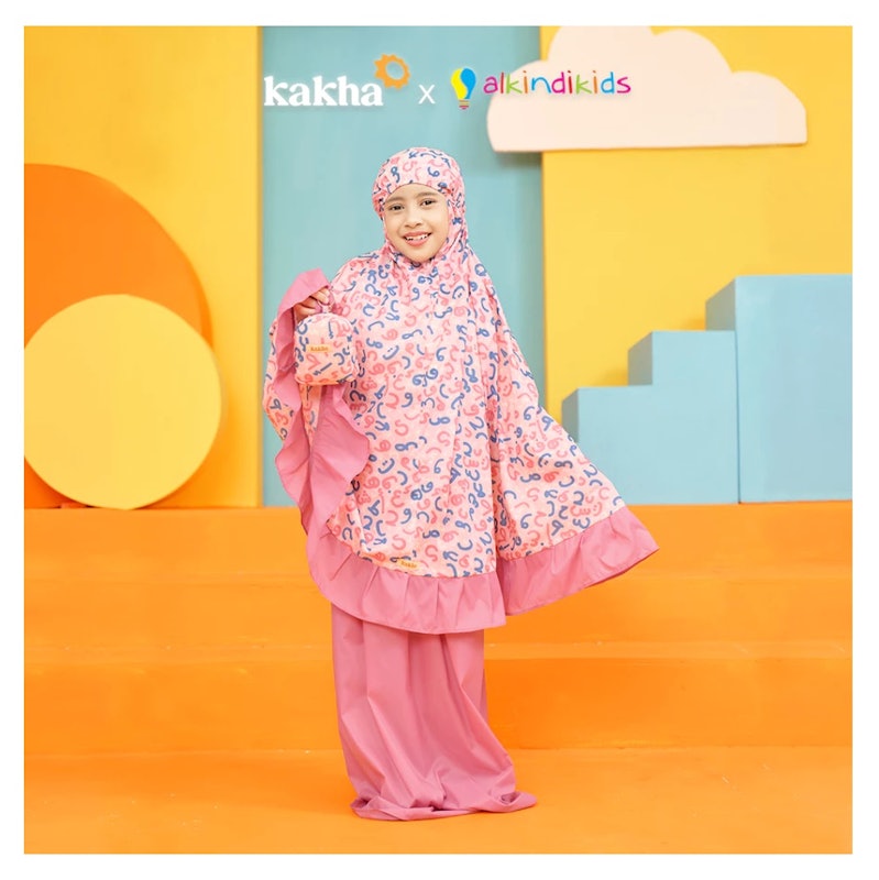 Kakha x Alkindikids Mukena Anak Hijaiyah Series 2