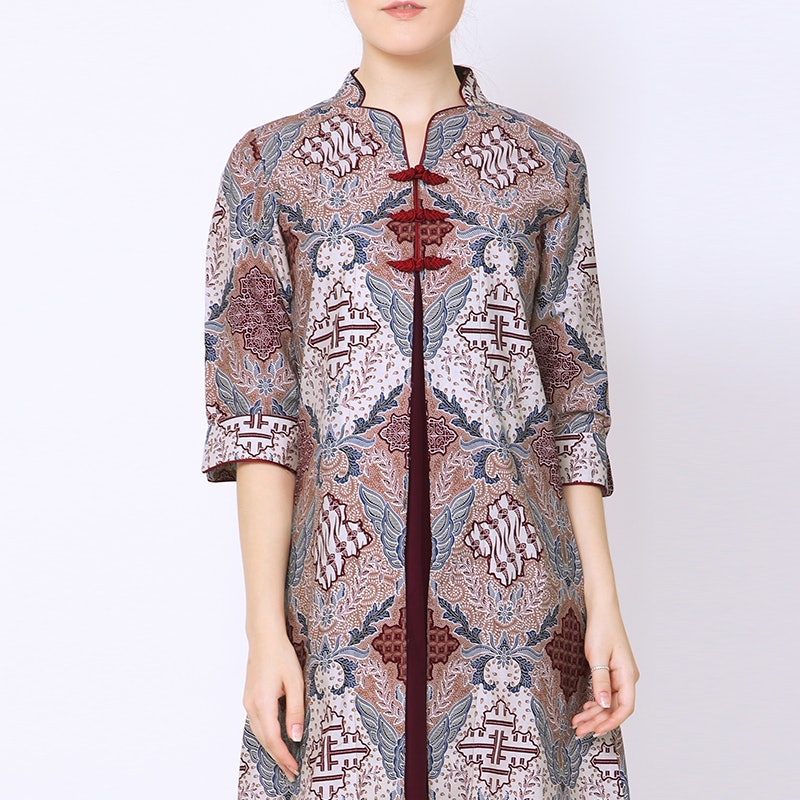 My Aksa Claressa Mahatma Batik Dress 2