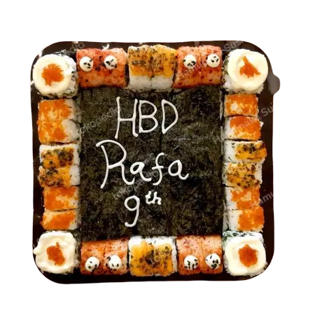 Hamunaka Sushi Birthday Sushi Cake Kotak 1