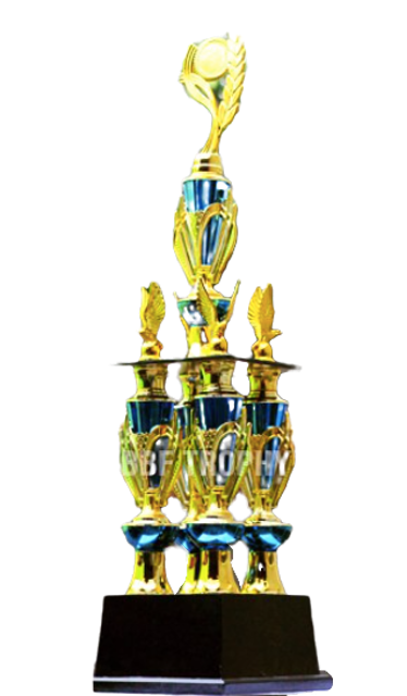 Piala 4 Kaki Mewah Sayap Biru 1