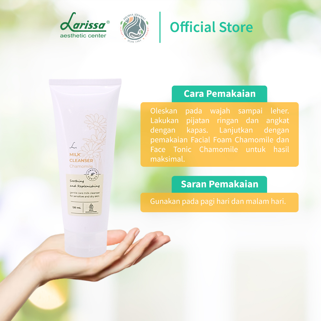 Larissa Anugerah Sejahtera Larissa Milk Cleanser Chamomile