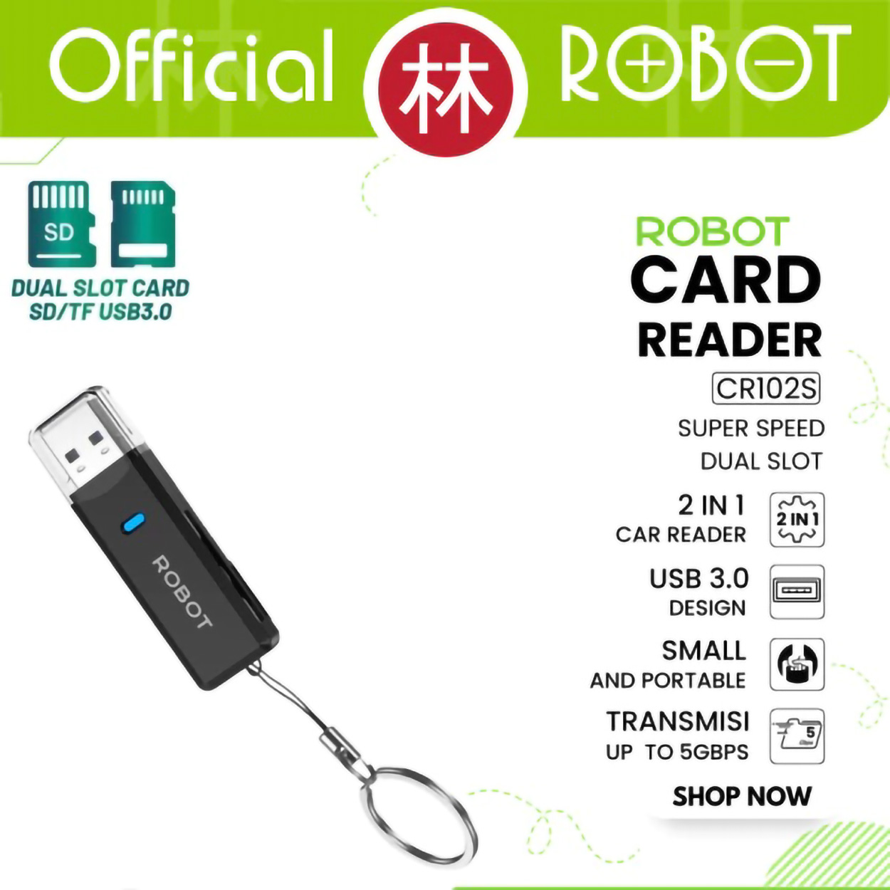 ROBOT Card Reader USB 3.0 5