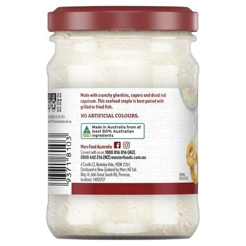 MasterFoods Traditional Tartare Sauce 2