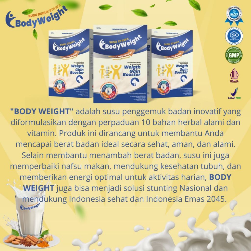 Body Weight Susu Etawa
