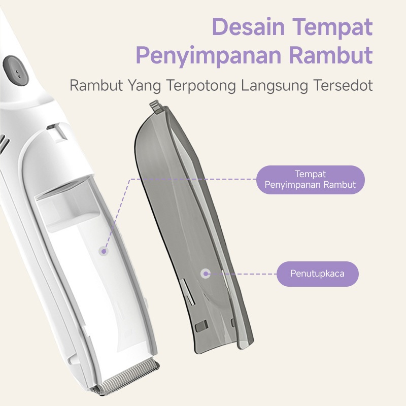Mocababy Baby Hair Clipper Wireless 4