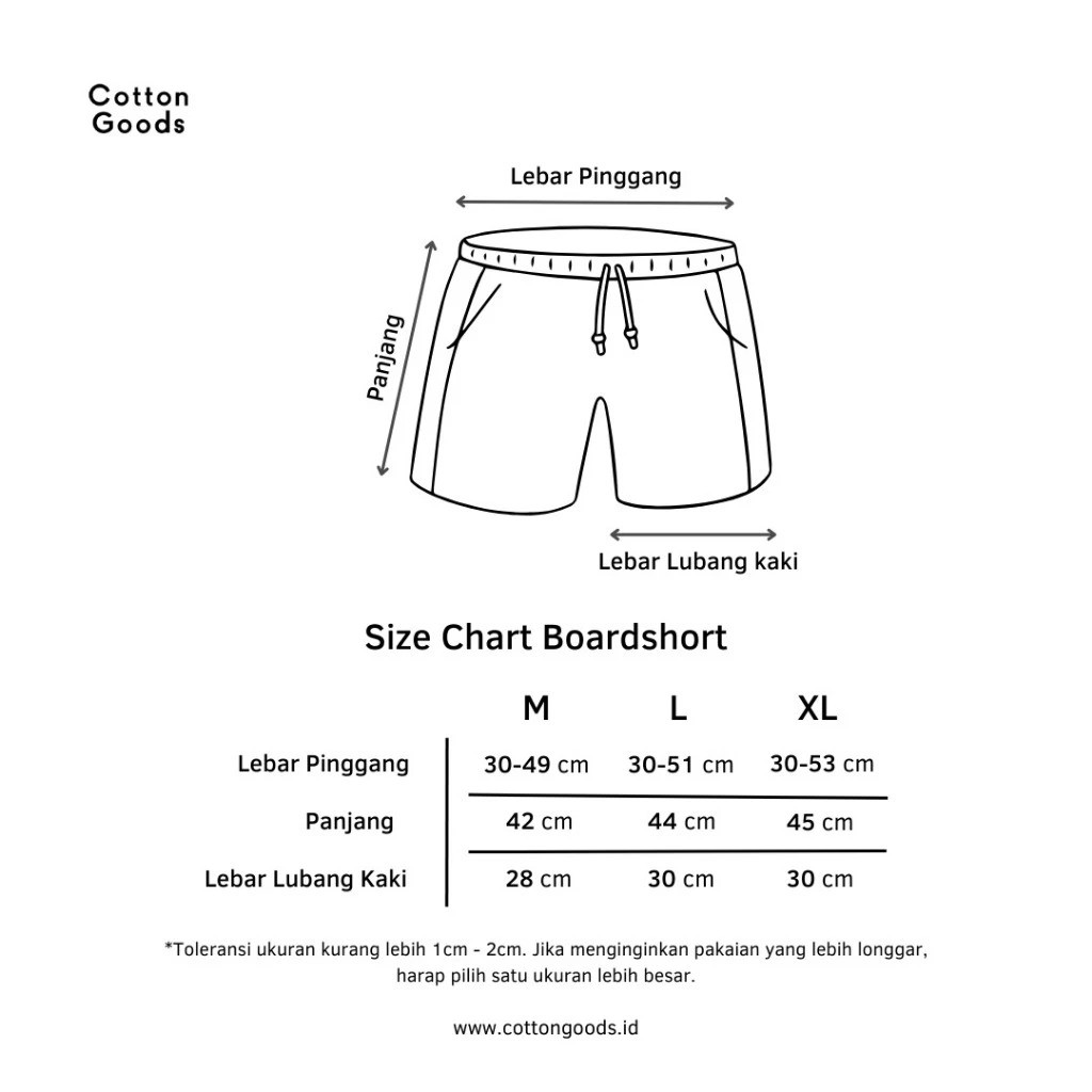  Cotton Goods Boardshort Pants