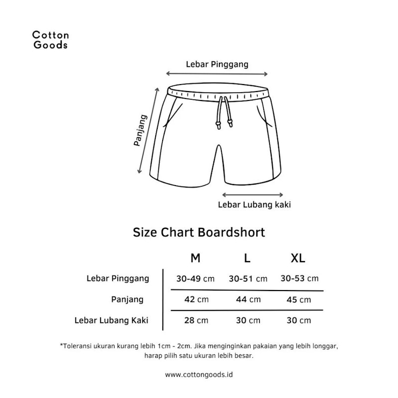 Cotton Goods Boardshort Pants 5