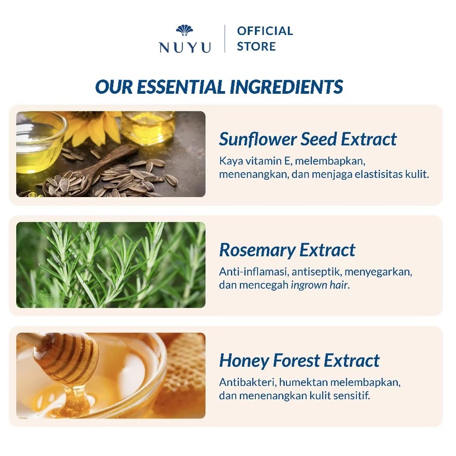 NUYU NUYU Sunflower Honey Sugar Wax Kit