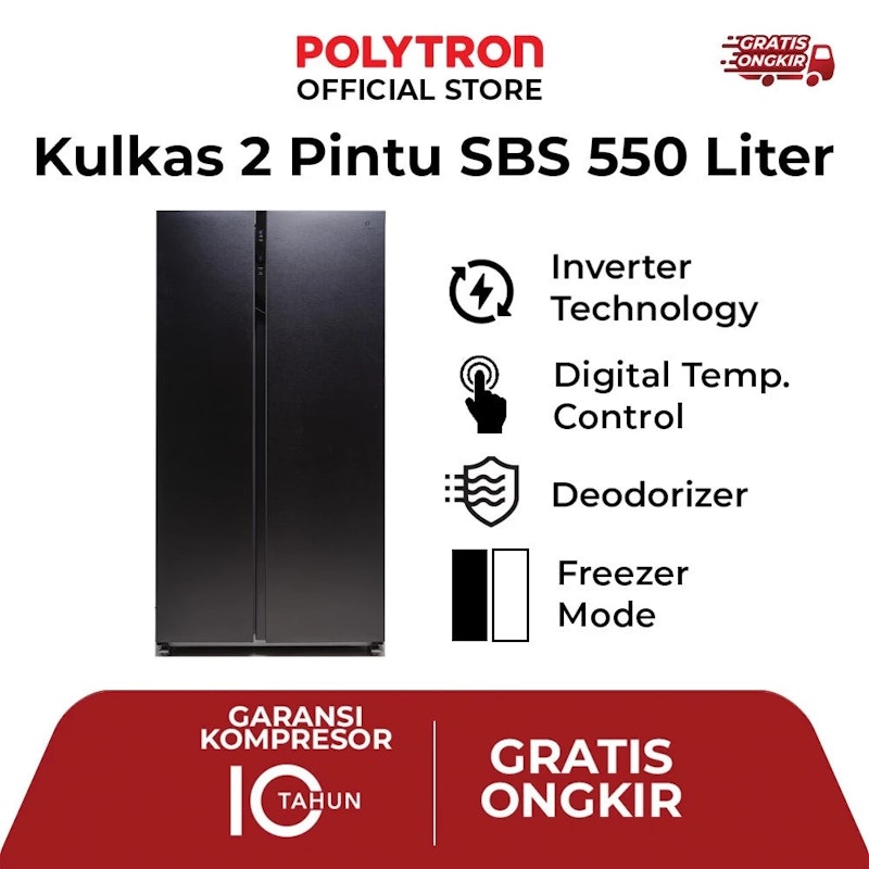Kulkas New Side by Side 2 Pintu 5