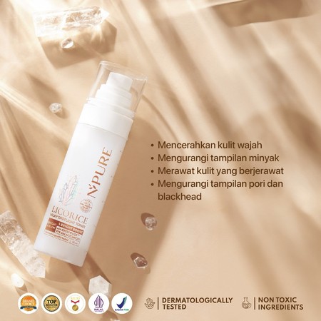 Penta Natural Kosmetindo N'PURE Licorice Milky Spotlight Toner