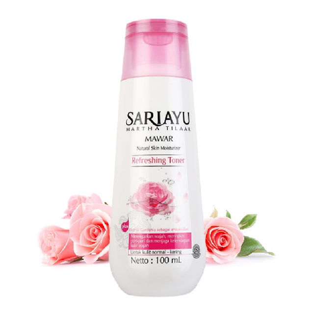 Wajib Tahu 10 Rekomendasi Produk Sariayu Terbaik Tahun 2023 Sariayu Mawar Refreshing Toner Gambar 1