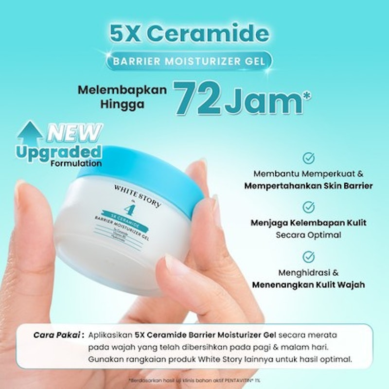 White Story 5x Ceramide Barrier Moisturizer Gel 3
