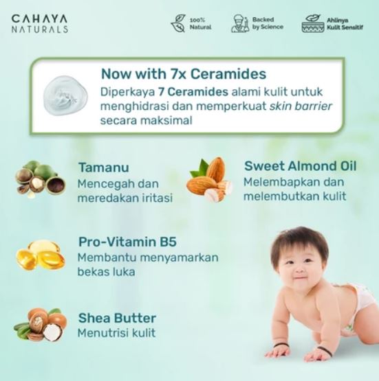 Cahaya Natural Botanikal Cahaya Naturals Calming Baby Lotion New Formula