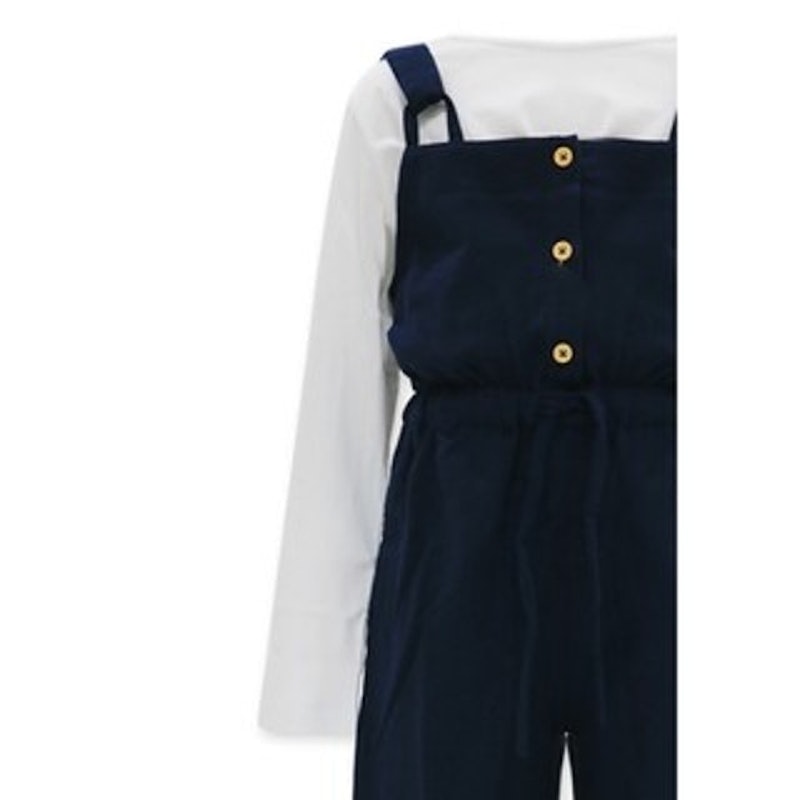 Baju Perempuan Jumpsuit Polos Navy 3