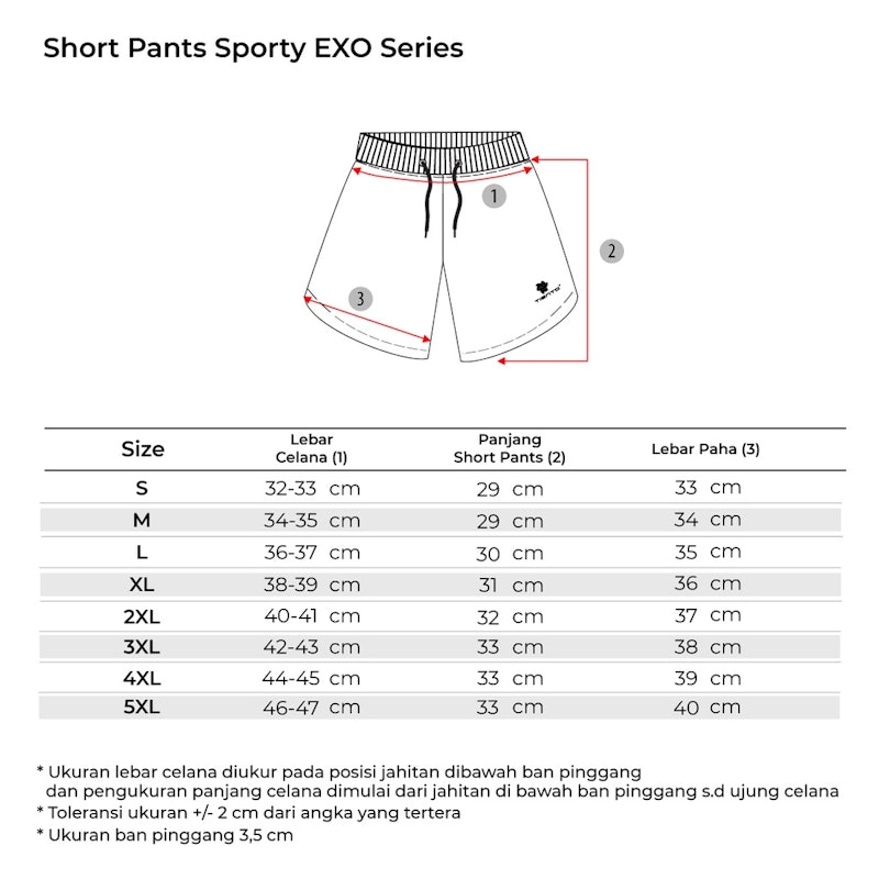 Short Pants Sporty Exo Series 5