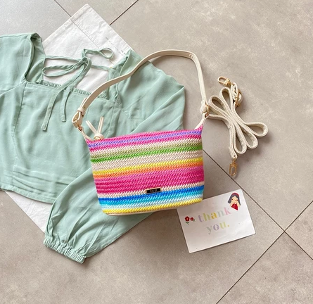  En-ji Kuri Slingbag Rainbow