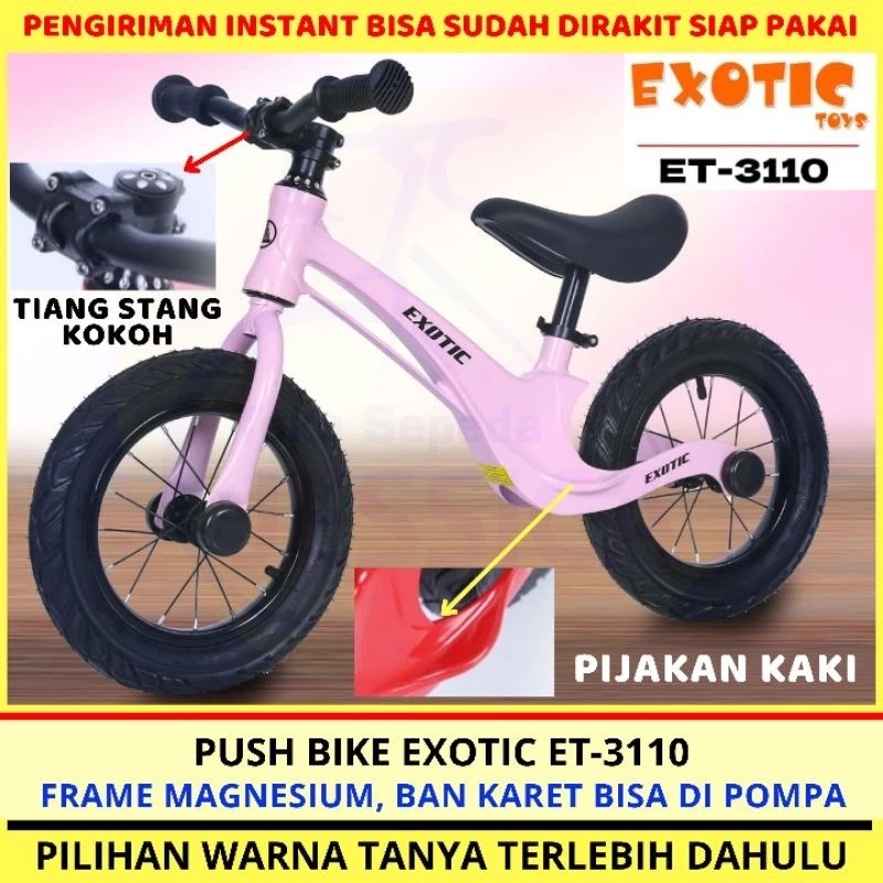 Roda Pasifik Mandiri Exotic Balance Bike  ET-3110