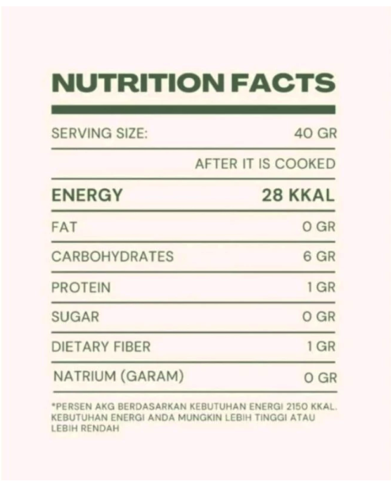Masaya Health Food Masaya Beras Porang