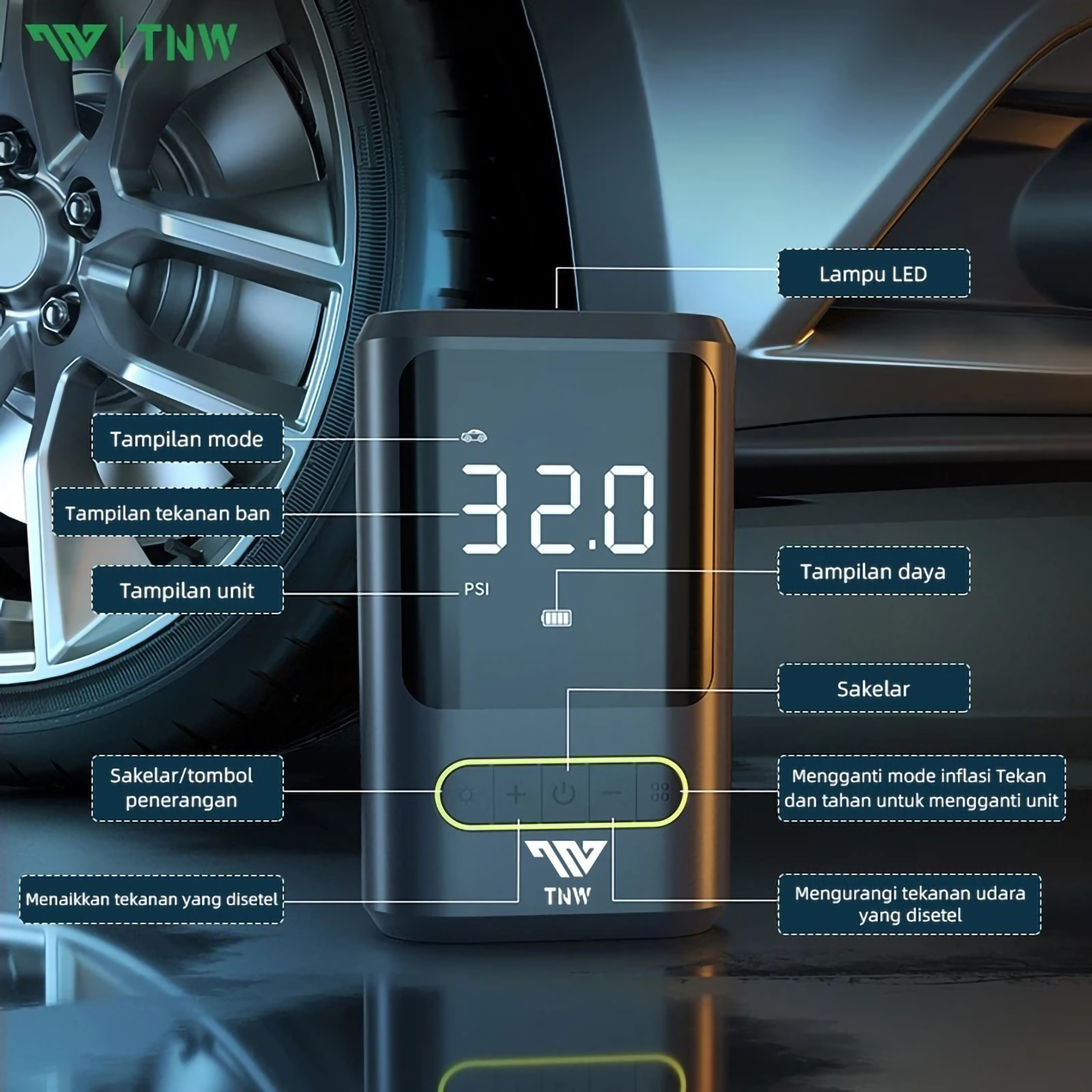 TNW Machinery and Equipment  TNW Car Air Pump CI10