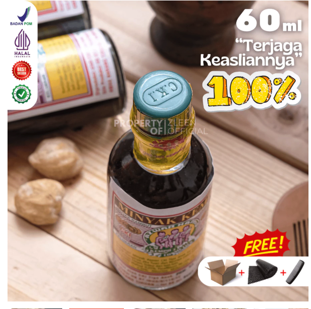 Cosmetics Kempo Industri Cap 3 Anak Minyak Kemiri 