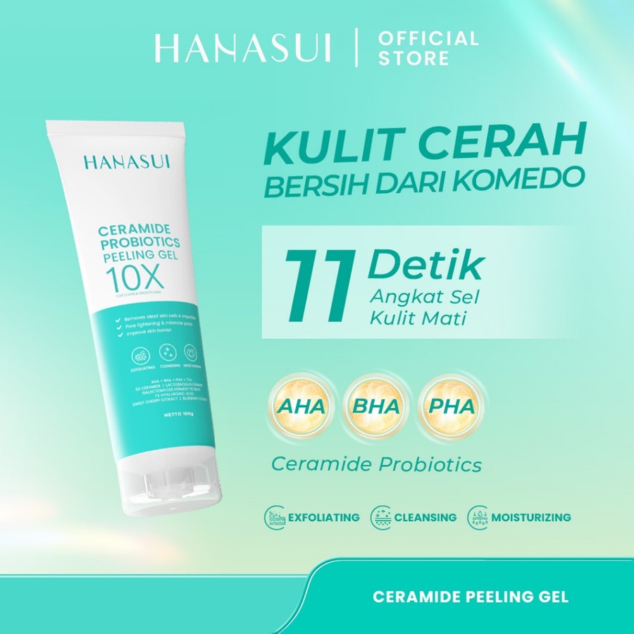 Eka Jaya Internasional Hanasui Ceramide Probiotics Peeling Gel