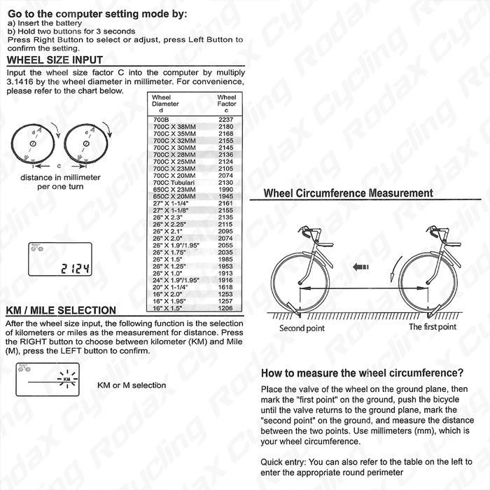 RodaX Cycling RodaX Pro Wireless Speedometer