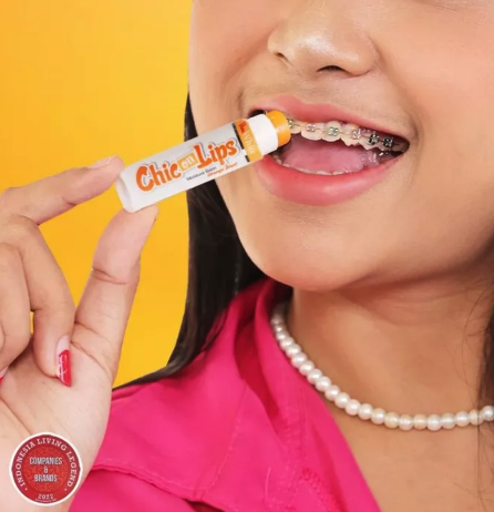 VITAPHARM Viva White Chic On Lips Moisture Balm Orange Blast