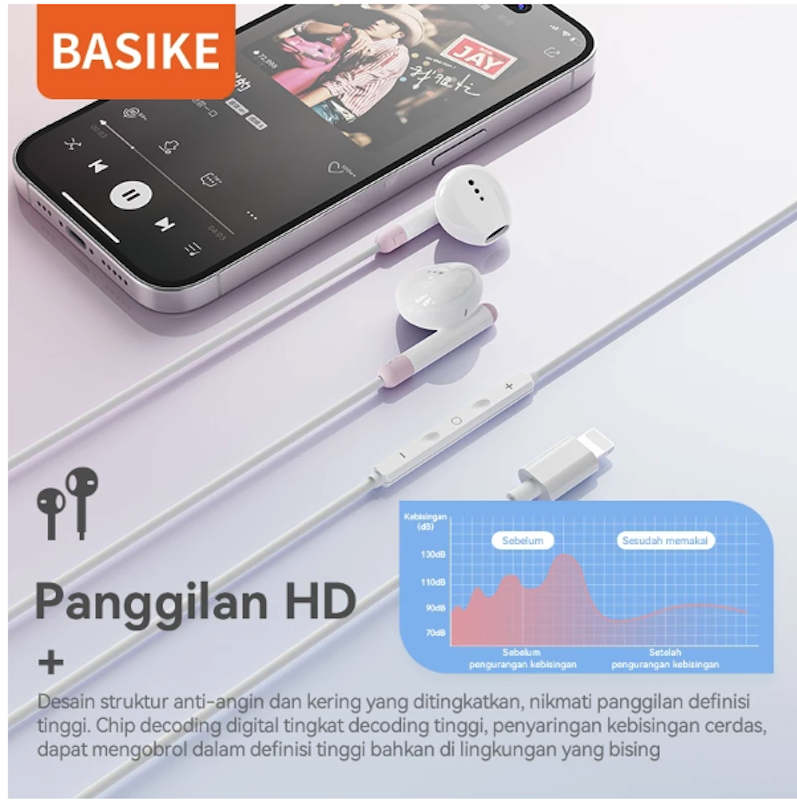 BASIKE Headset Kabel Type-C 4